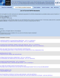 NATO Standardization Document Database